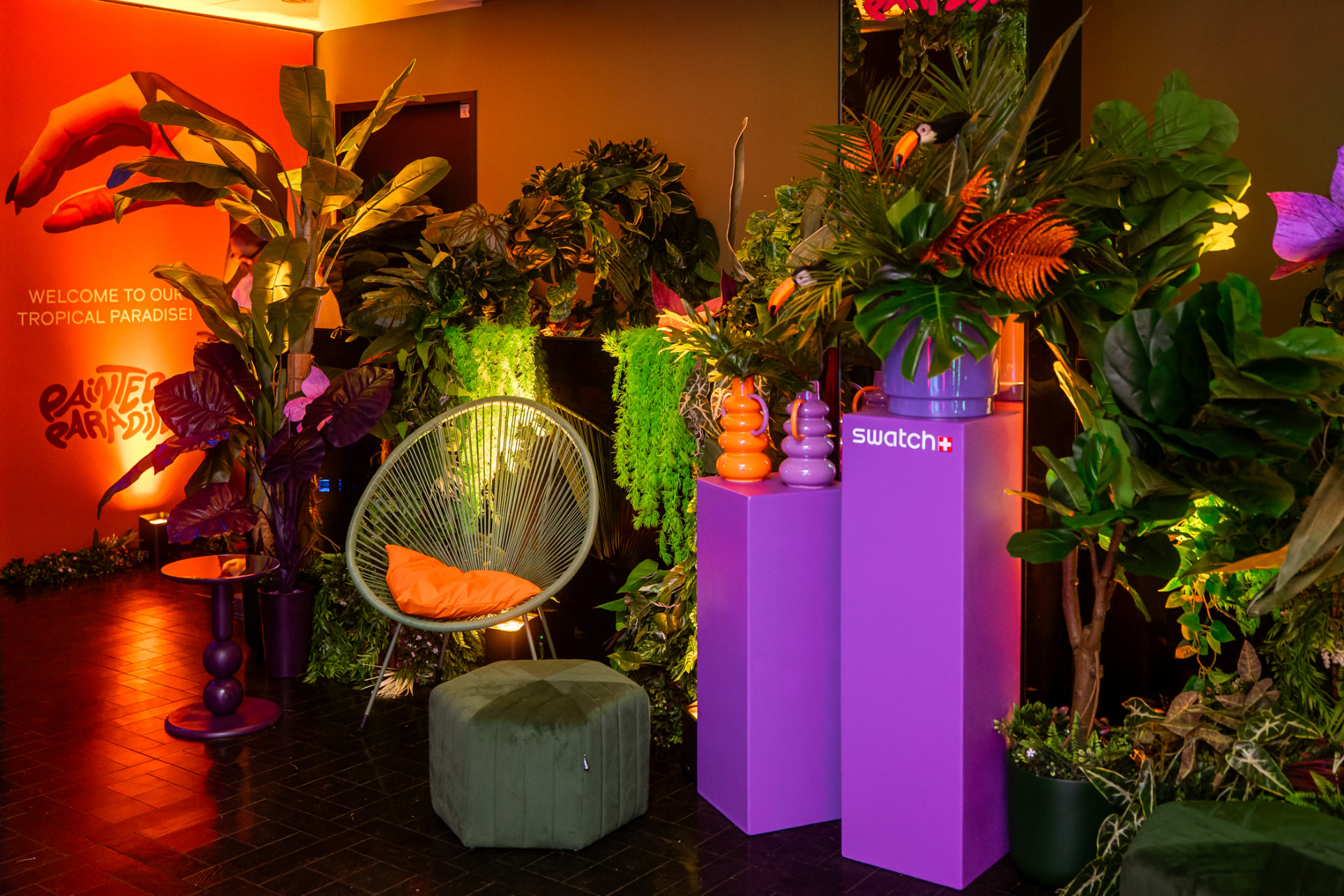 Swatch Store Opening Frankfurt – Painted Paradise Impression 1